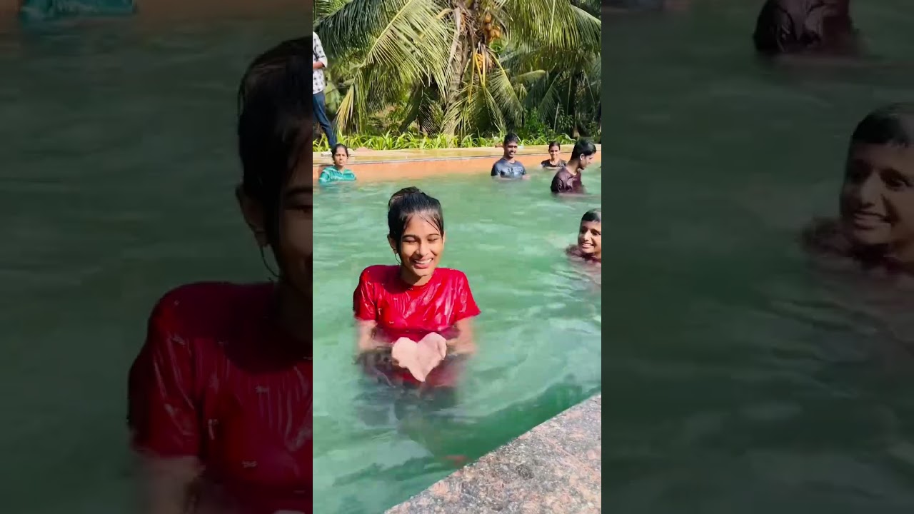I went to the swimming pool and I was so happy⁉️😹 | moonji poyi🙂 | thejathangu😉