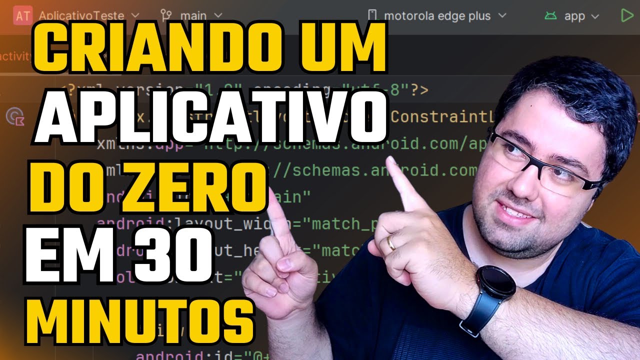 ANDROID STUDIO | COMO CRIAR UM APLICATIVO DO ZERO EM 30 MINUTOS