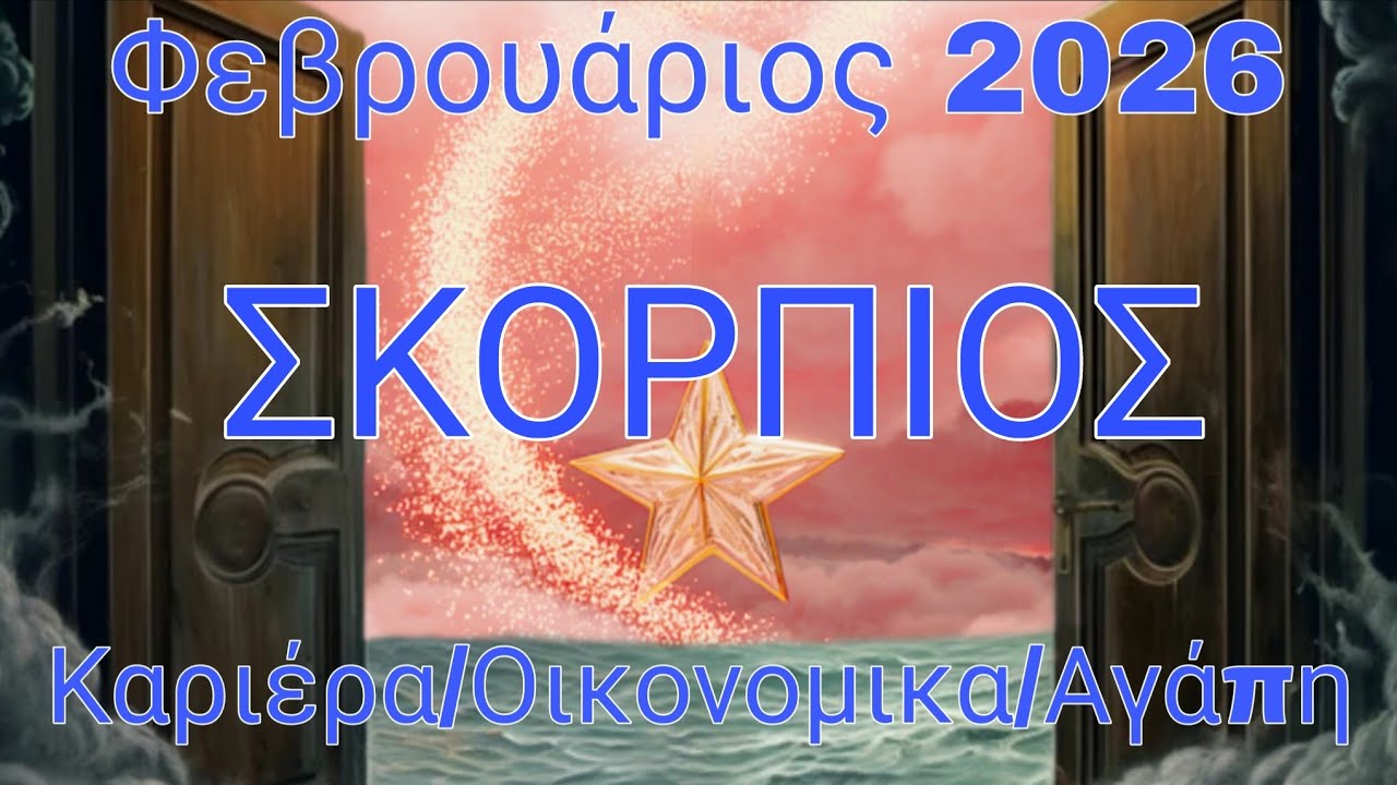 ♏ΣΚΟΡΠΙΟΣ♏#Φεβρουαριοσ2026#🤩🔮Μήνας Αλλαγών,Αποφάσεις😍Καλή Τύχη,Βοήθεια,Ευκαιρίες 🤩🔮💯