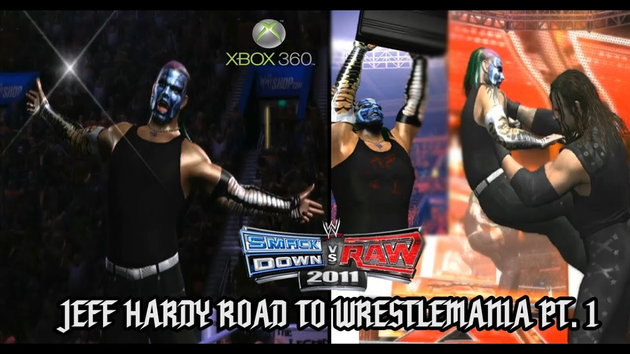 WWE SVR 2011 MOD - JEFF HARDY ROAD TO WRESTLEMANIA STORYLINE PART 1 | XBOX 360