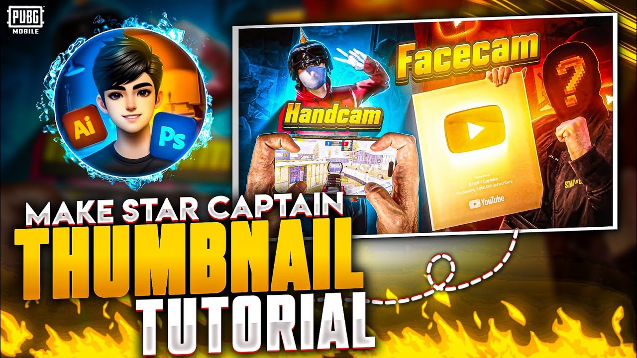 How to Make Thumbnails Like Star Captain On Mobile | Collaboration With @Mirpurkhasyt🔥