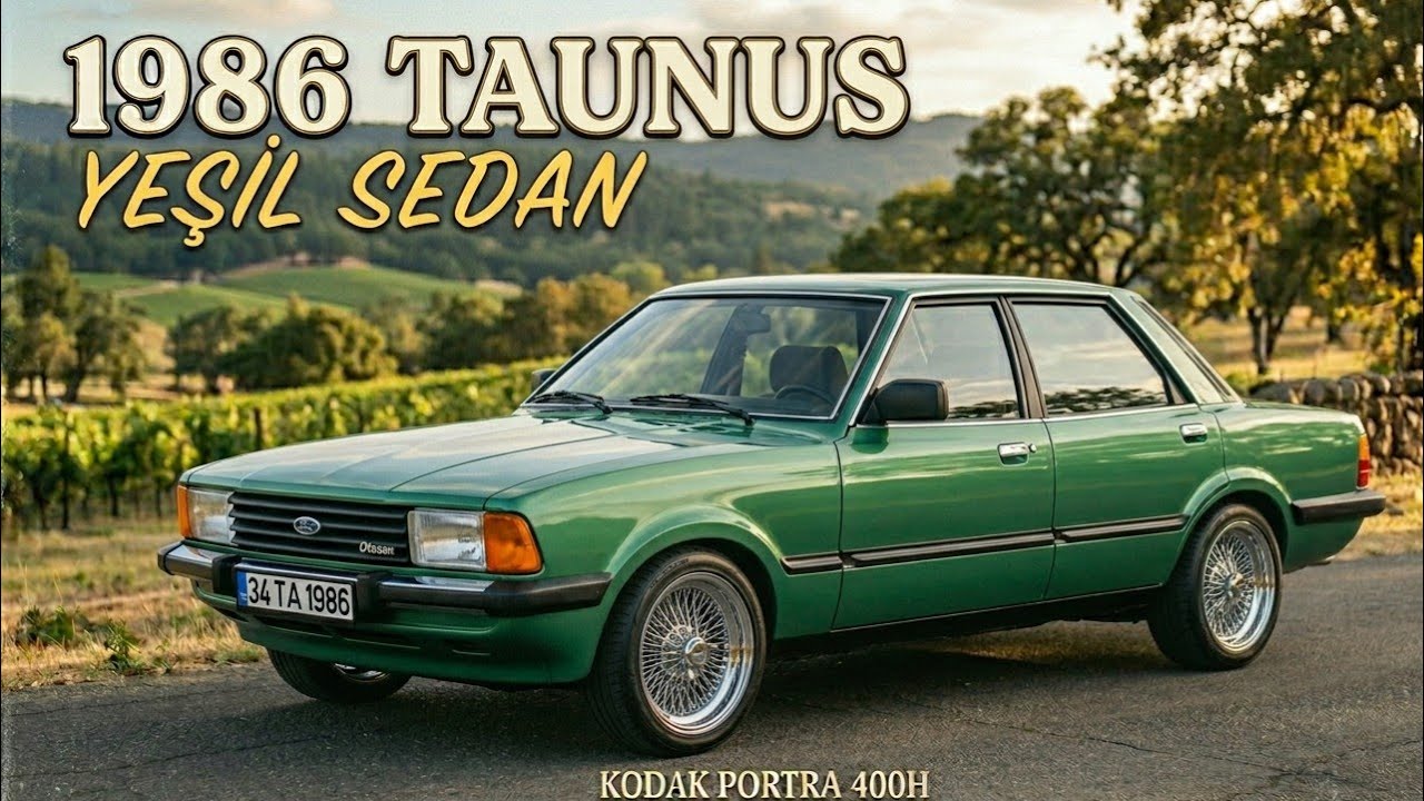 Ford Taunus GL 1986 (Olivia Green) 4K