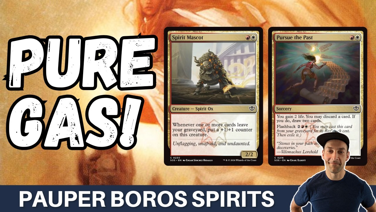 CRAZY FUN MIDRANGE VALUE! This Pauper Boros Spirits deck is an absolute BLAST to play!