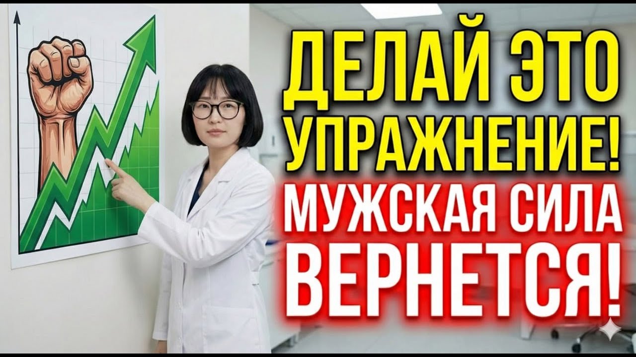 Как Вернуть Мужскую Силу Без Таблеток? Одно Простое Упражнение
