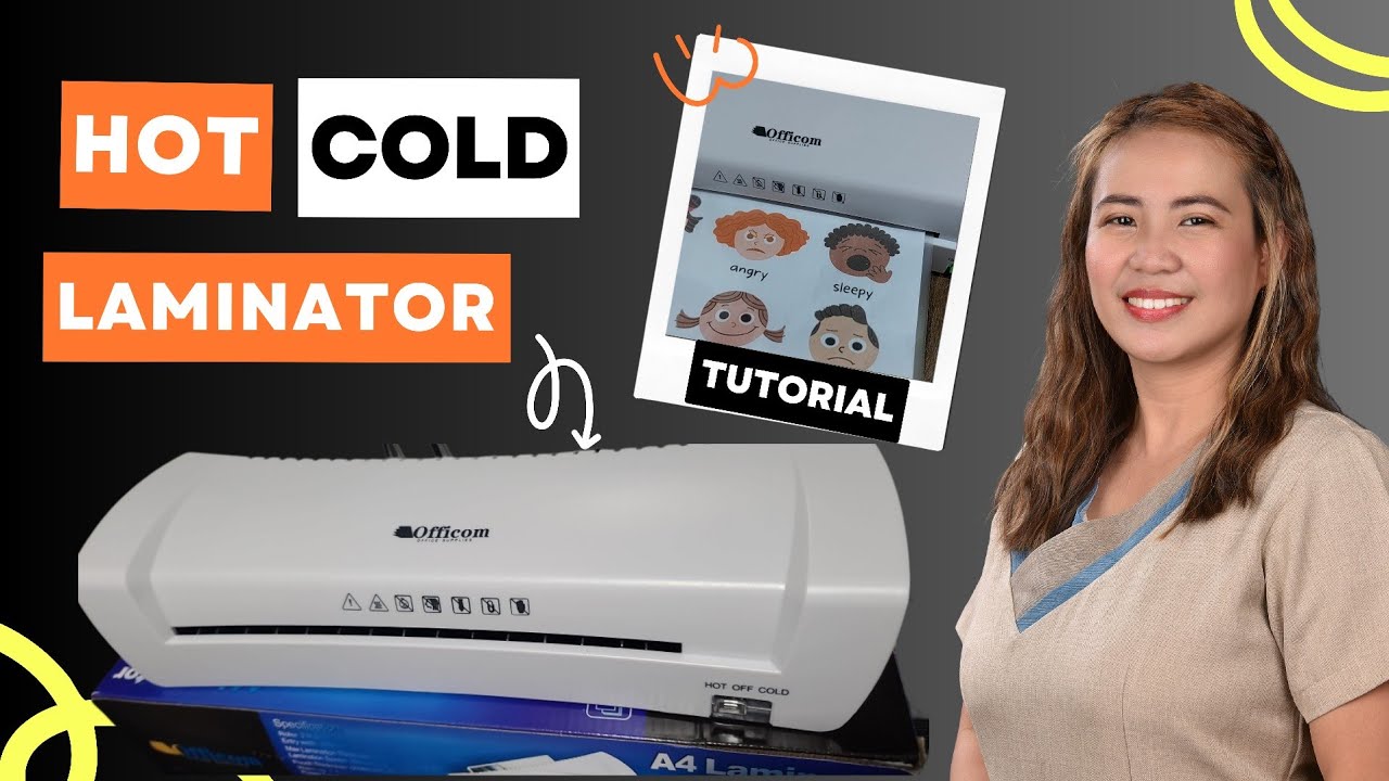 Officom HOT and COLD laminator | REVIEW & TUTORIAL on how to use it