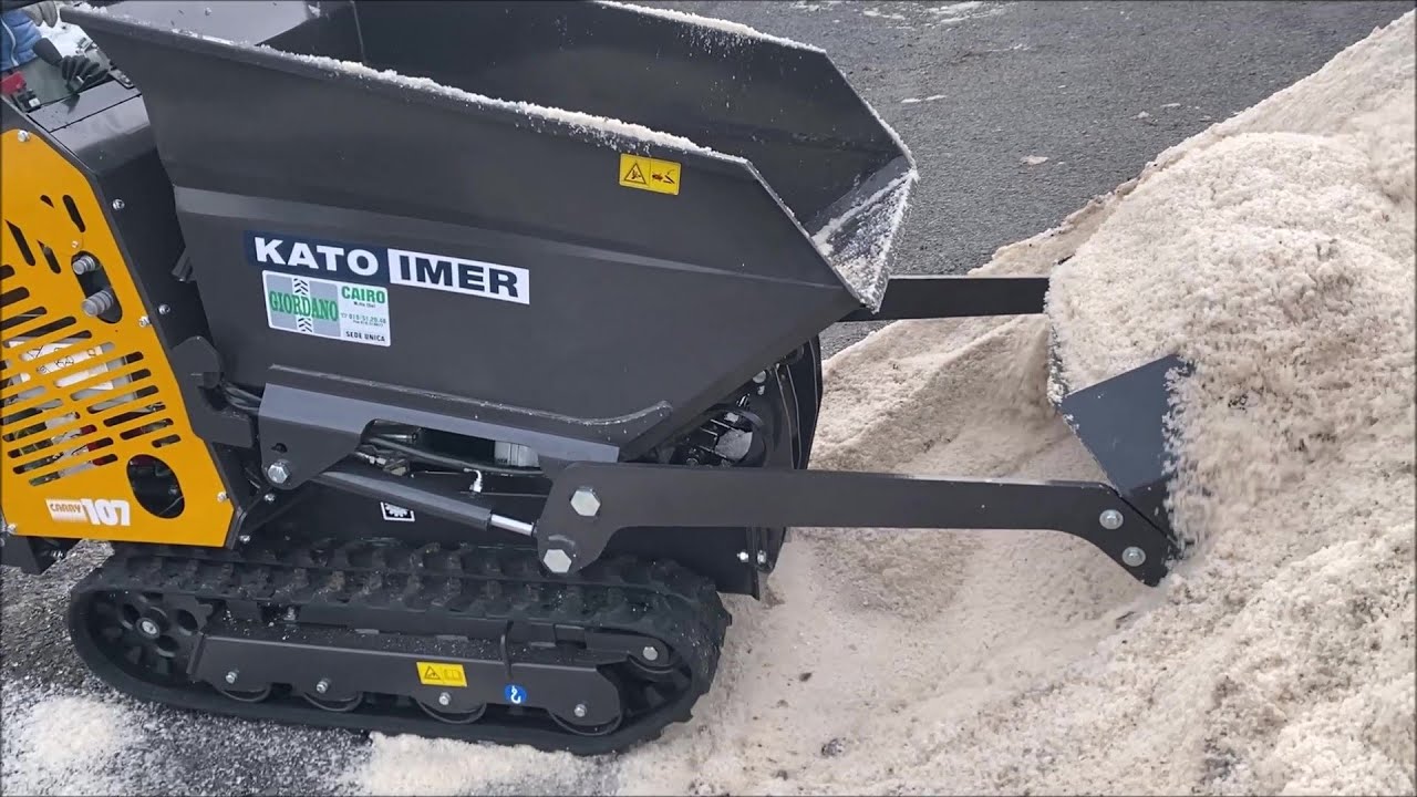 Motocarriola Cingolata KATOIMER CARRY 107 Dumper Autocaricante Honda - Nuovo Modello