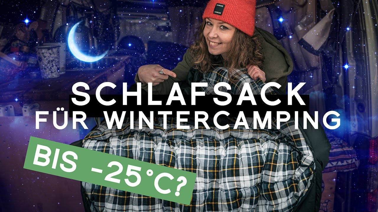 Schlafsack f&uuml;r Wintercamping im Mini Camper: Normani Antarctica Winter Schlafsack Extrem