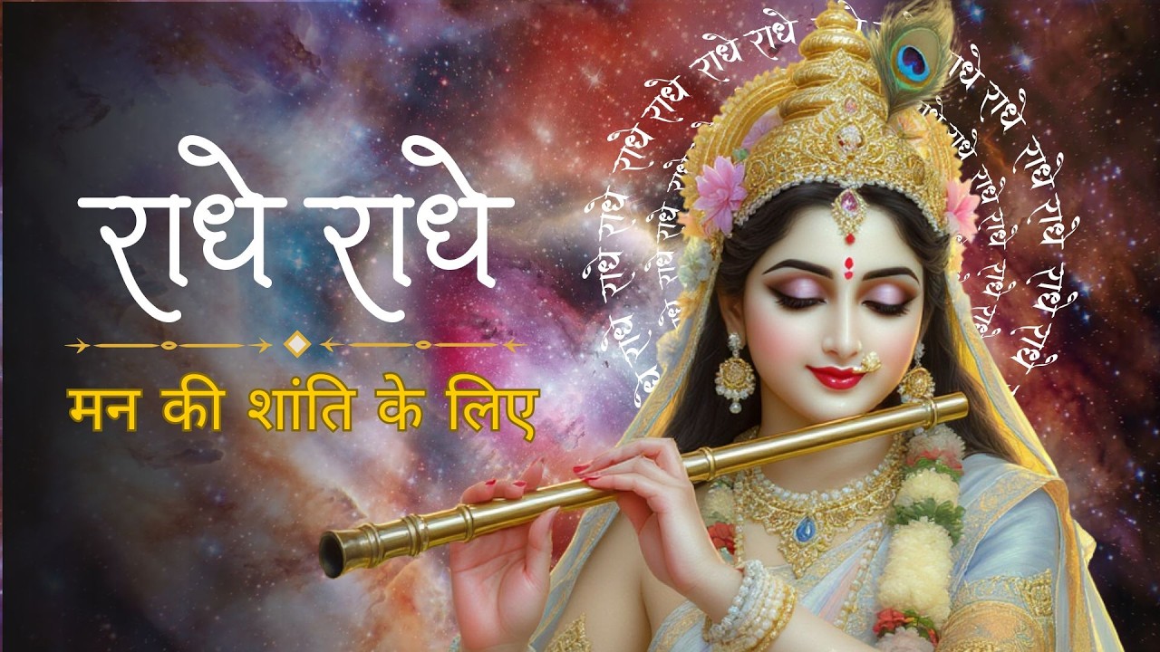 radha radha | radha radha 108 times | man ki shanti ke liye radha jaap |  shree hari anandam