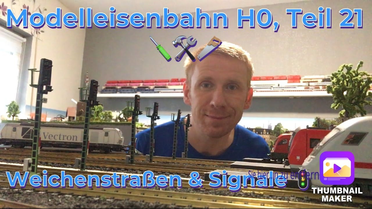 Modelleisenbahn H0, Teil 21 Weichenstraßen und Signale im Kopfbahnhof
