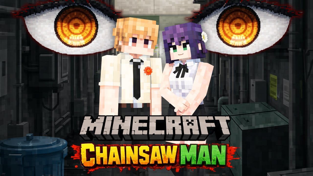 My Wife and I Became Denji and Reze from Chainsaw Man in Minecraft