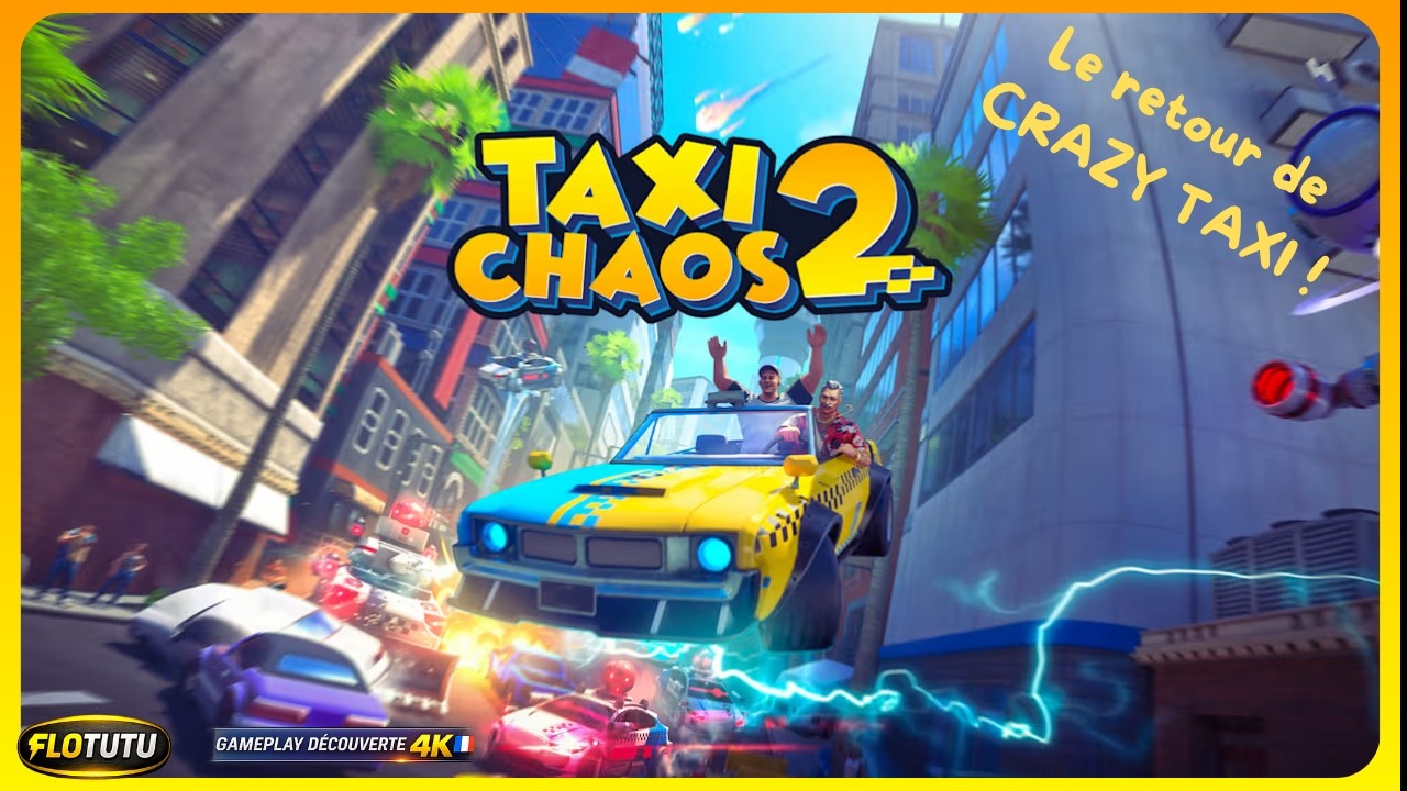 TAXI CHAOS 2 🚕 Le nouveau CRAZY TAXI !  C'est pas OUF 🫤 Gameplay Découverte FR 4K