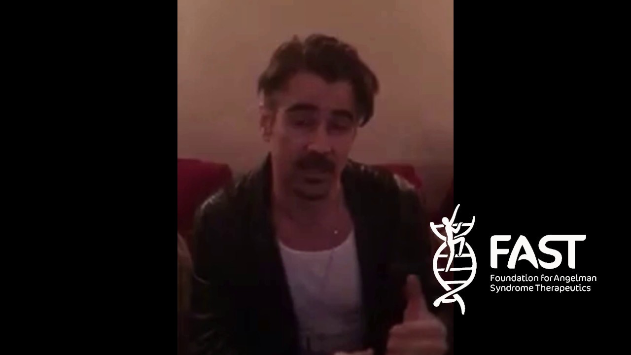 Colin Farrell On International Angelman Day