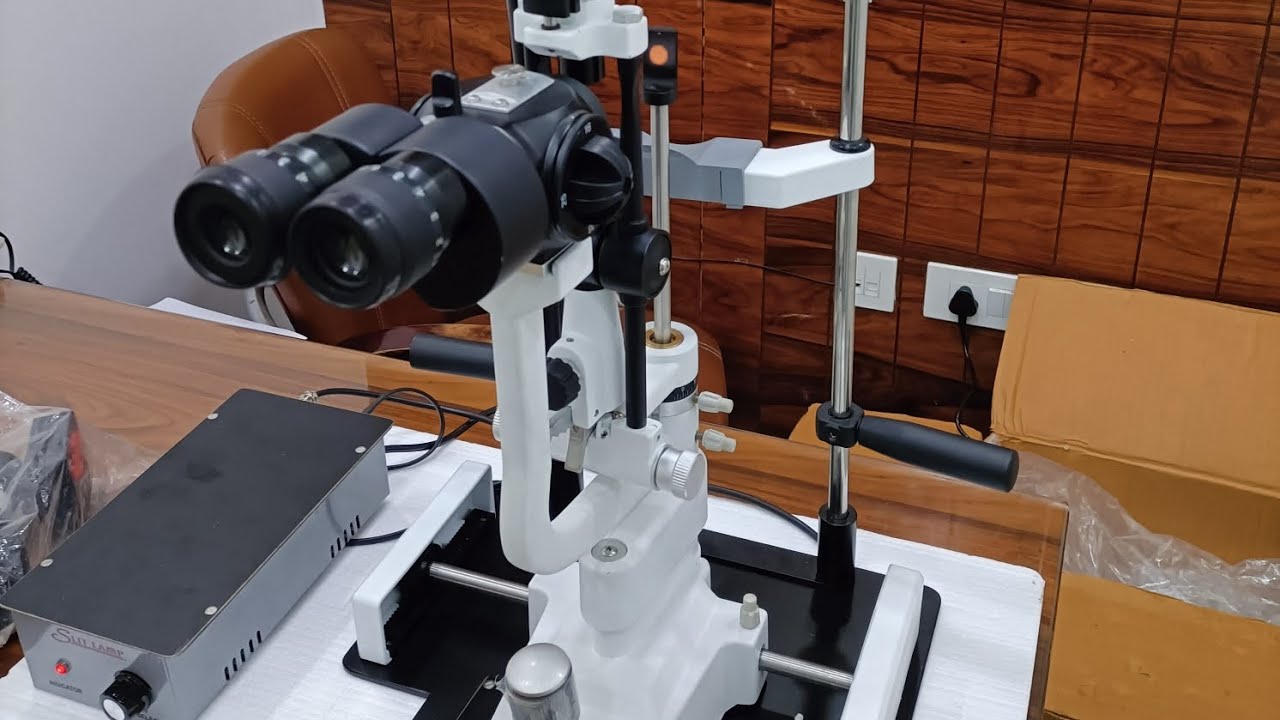How To Installed 3 Step Magnification Slit Lamp Aahil Raza #opthalmology #slitlamp 😎😎