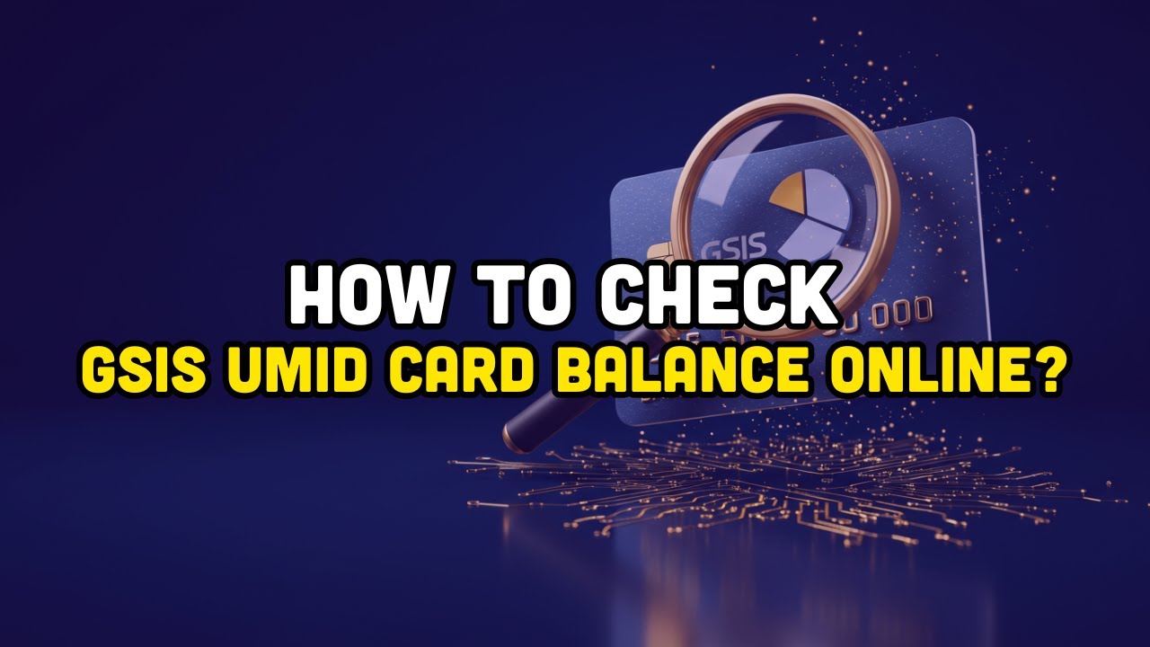 How to check GSIS UMID card balance online?