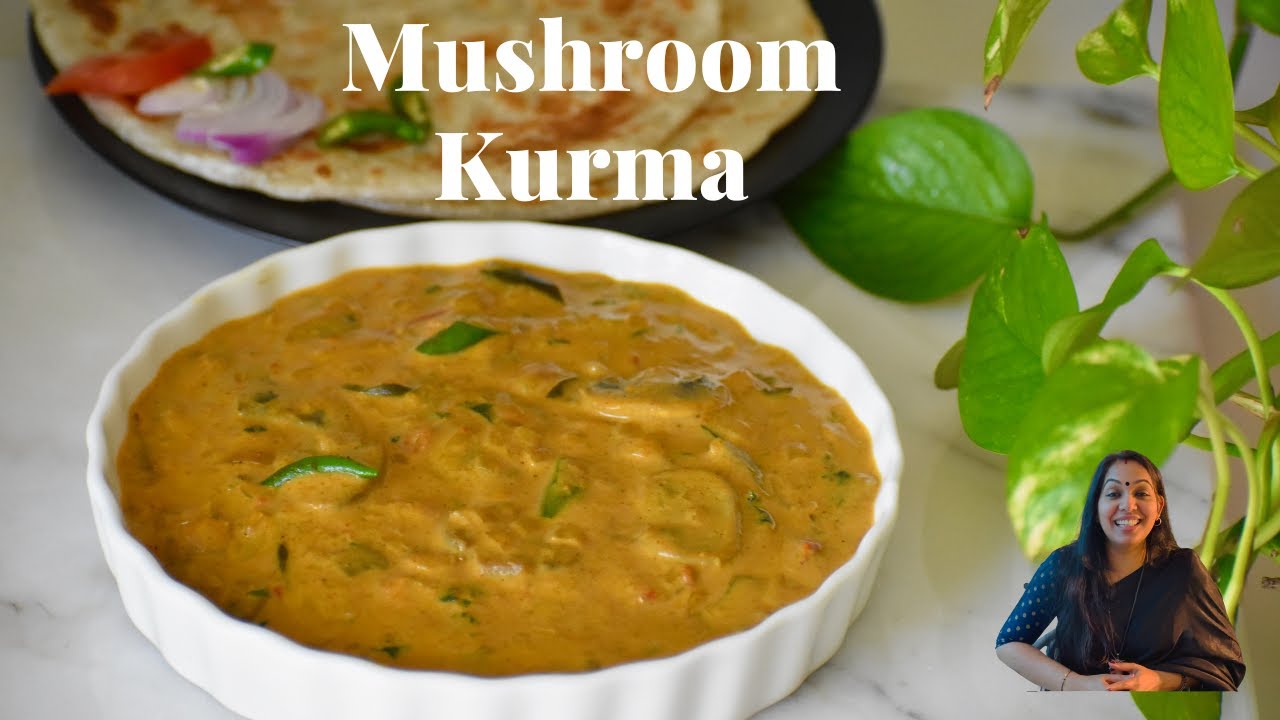 Easy Mushroom Kuruma | കൂണു കൊണ്ടൊരു അടിപൊളി കുറുമ | Restaurant Style Mushroom Kurma | Ep:1126