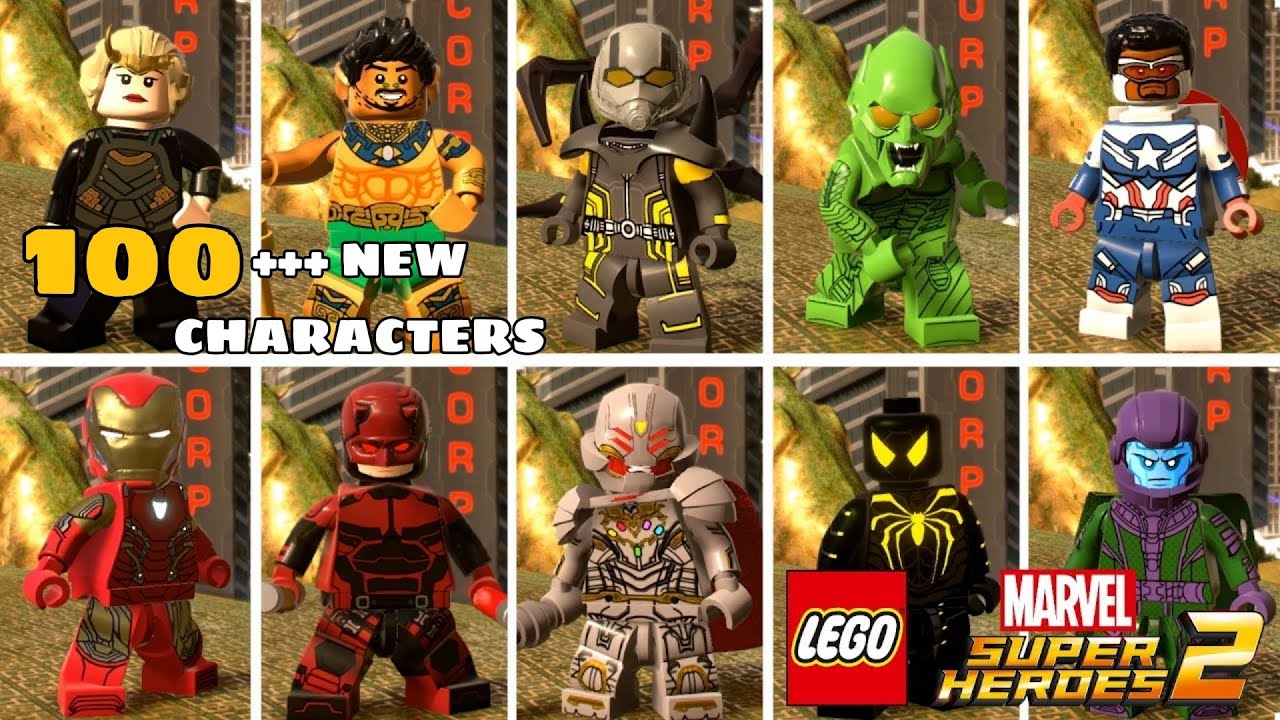 Every Mods Characters I've Ever Made In LEGO Game