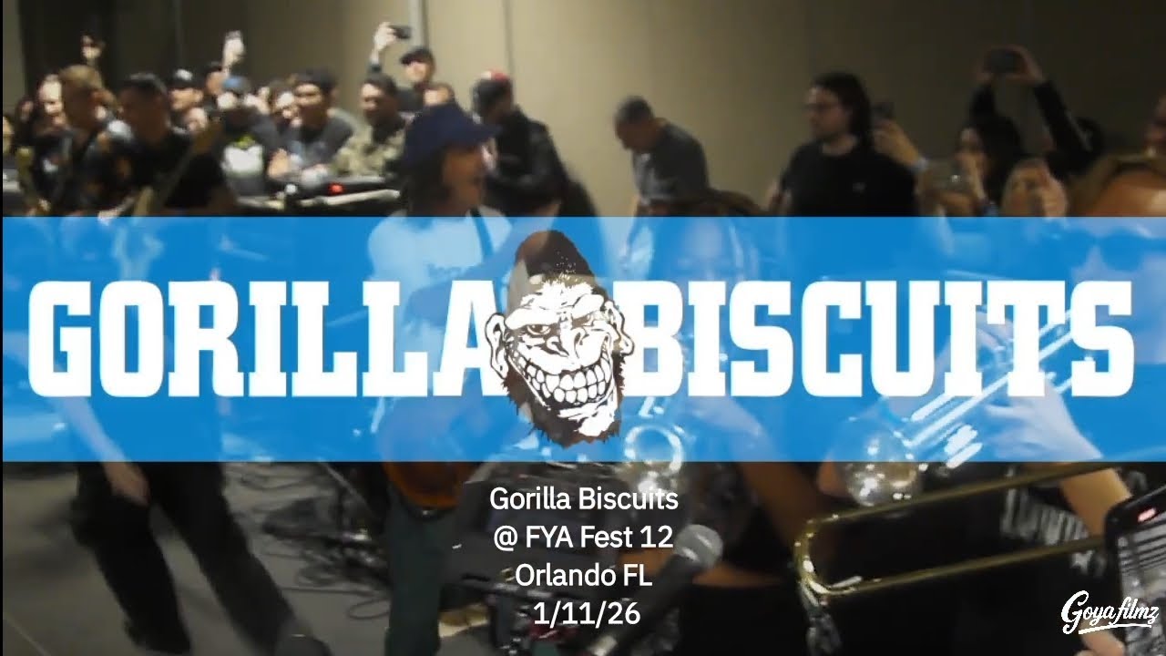 Gorilla Biscuits @ FYA Fest 12 Orlando FL 1/11/26