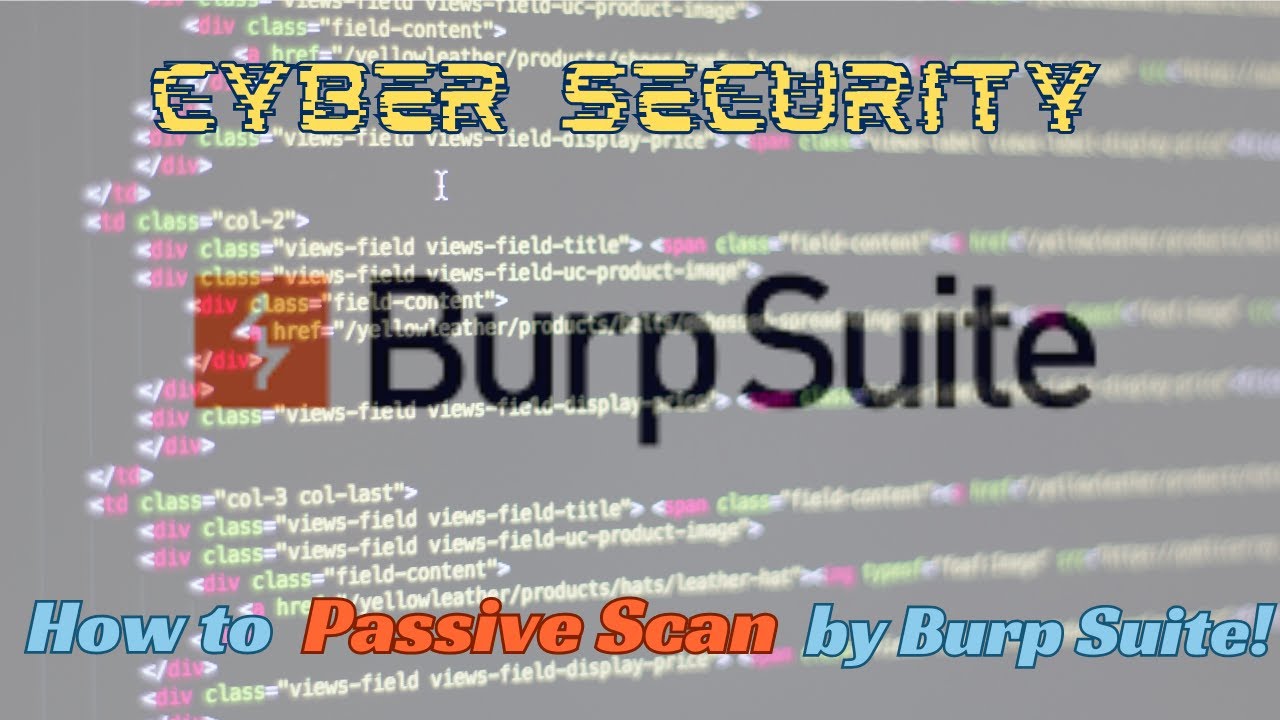 Passive Scan by Burp Suite