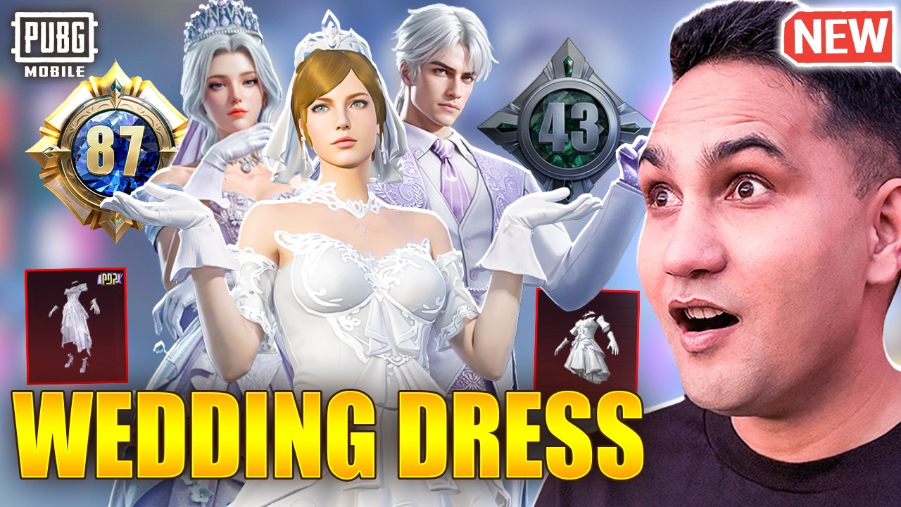New Wedding Dress Lucky Spin Crate Opening | Wedding Dress Crate Opening | PUBG MOBILE | BGMI