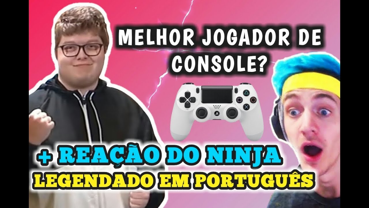 JOGADOR DE CONSOLE DESTR&Oacute;I JOGADORES DE PC + REA&Ccedil;&Atilde;O DO NINJA