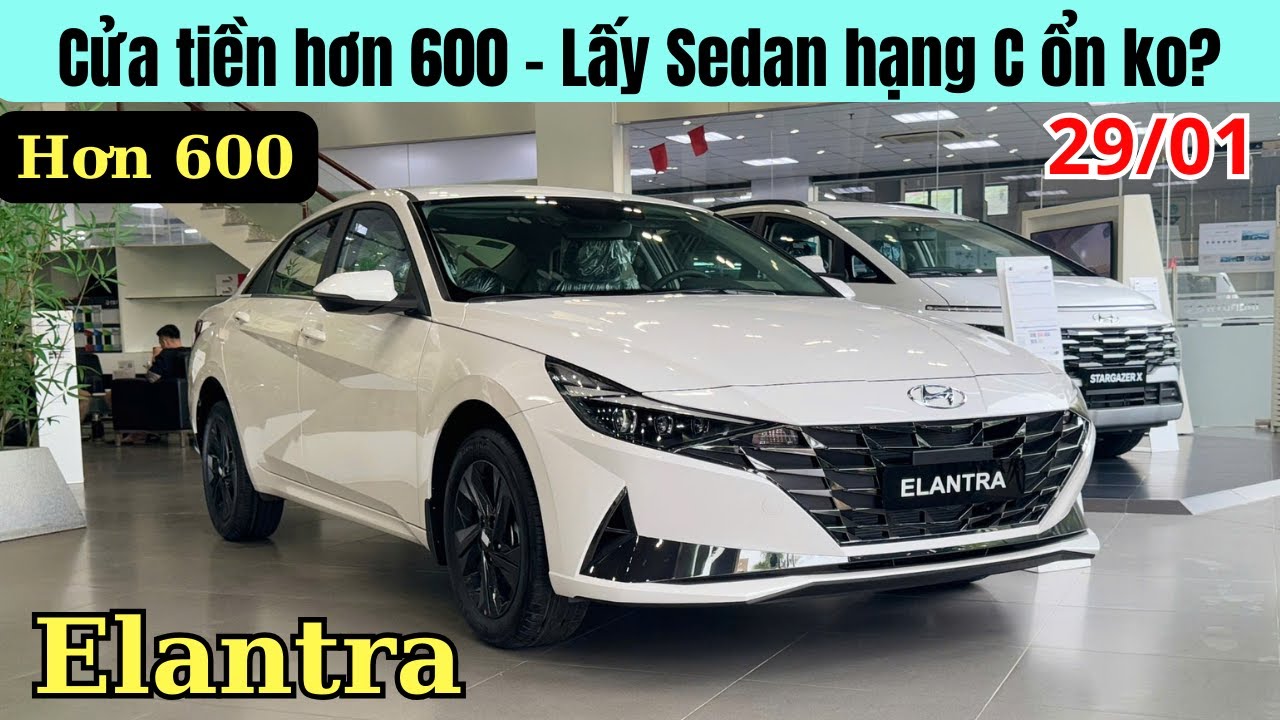 ✅Giá xe Lăn Bánh Hyundai Elantra 2025 dịp cuối Tháng 1 | Tầm tiền hơn 600 Triệu Lấy SEdan hạng C