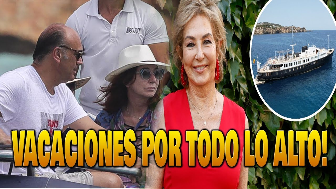 LAS MILLONARIAS VACACIONES DE ANA ROSA QUINTANA CON SU MARIDO JUAN MUÑOZ EN IBIZA