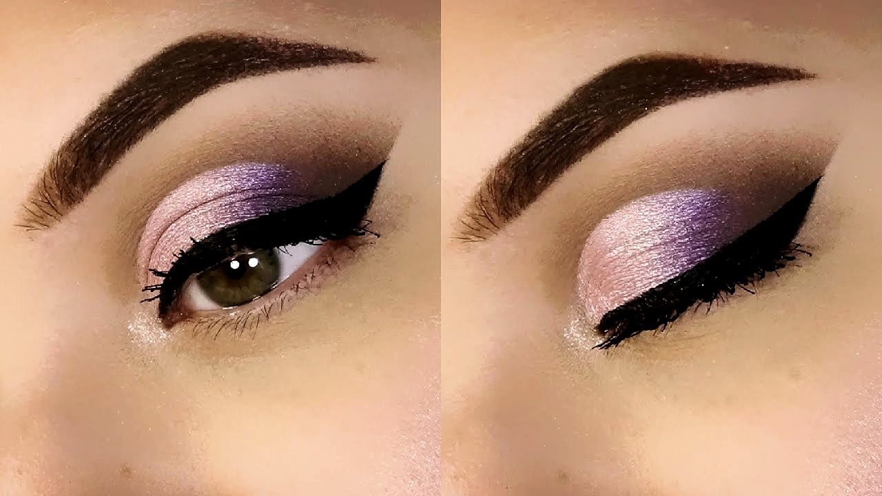 TRUCCO VIOLA ROSA e MARRONE GRIGIO