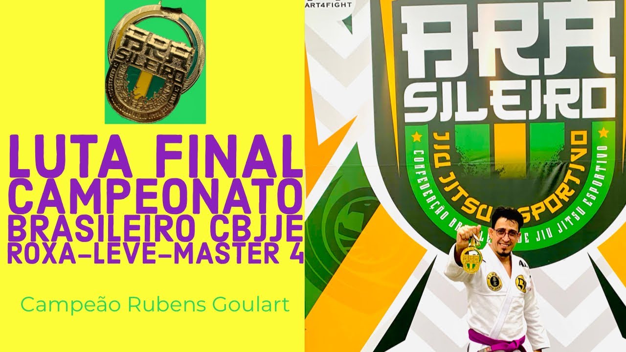 FINAL  CAMPEONATO BRASILEIRO CBJJE 2022-MASTER 4-roxa-leve: Rubens Goulart x Luiz Alberto Boari