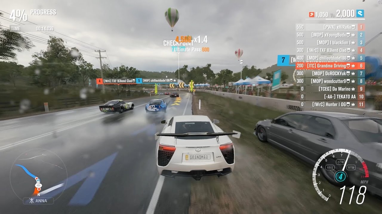 Forza Horizon 3 PC - Lexus LFA [S1 Class] Multiplayer Race Gameplay + Top 10 Rivals