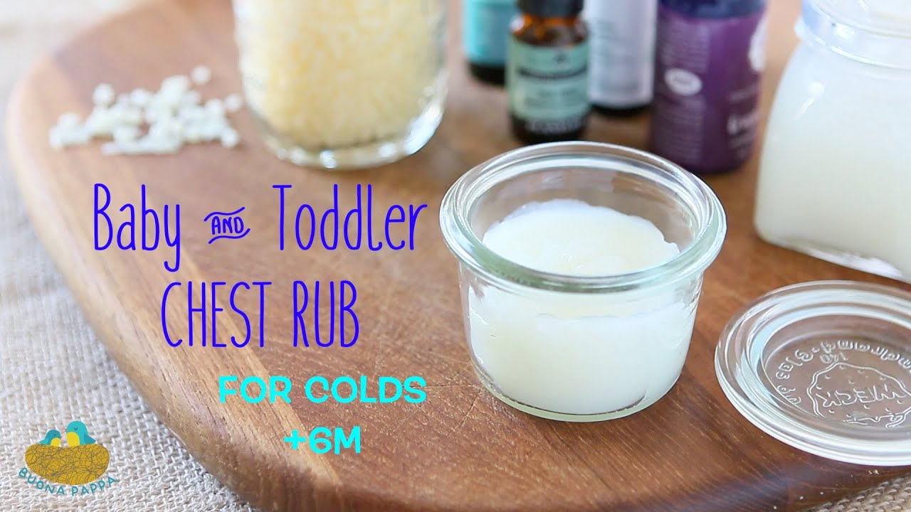 Baby & Toddler Chest Rub - remedy for cold +6M