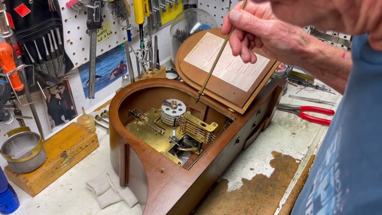 Rare Antique Clock Restoration - Sessions Two Train Chime - Part 2