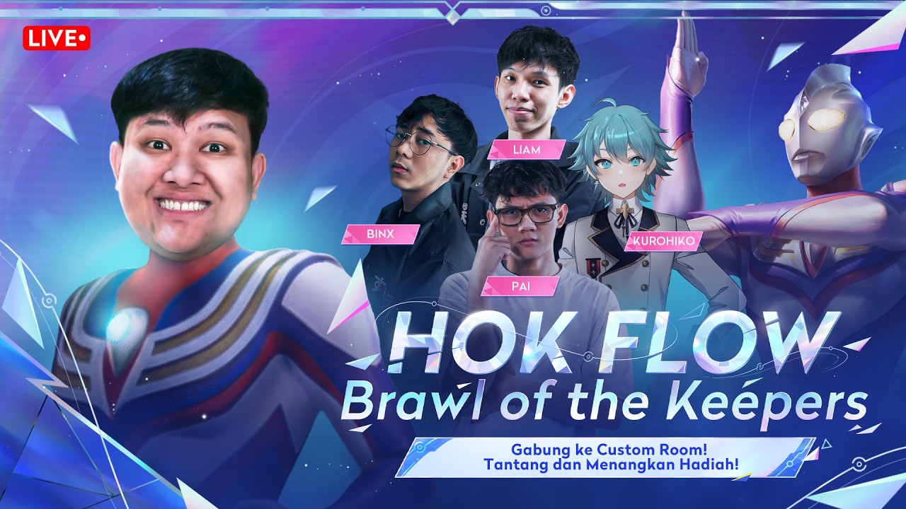 HOK Flow: Brawl of the Keepers ft Binx, Pai, Kurohiko, Liam | THR buat viewers sini masuk