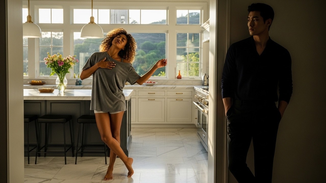Korean Mafia Boss Saw His Maid Dancing Alone In The Kitchen At Midnight…He Watched In Silence