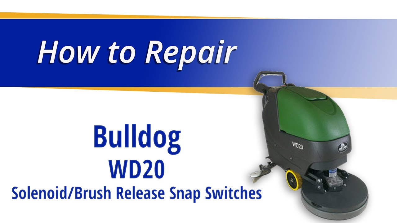How to Replace the Solenoid/Brush Release Snap Switch on the Bulldog WD20