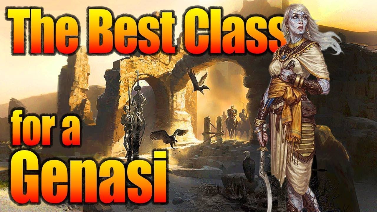 D&D Genasi Race - What Character Class Should You Play