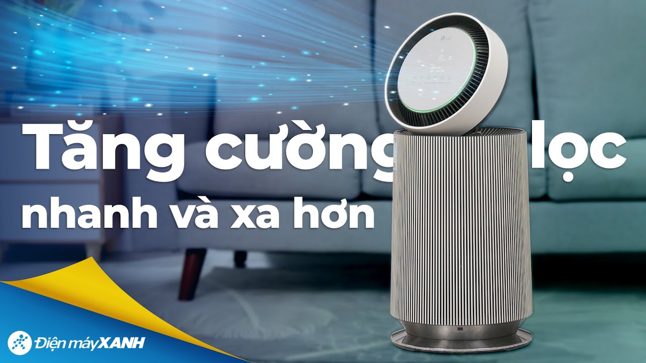 Tự do hít thở cùng thú cưng với MÁY LỌC KHÔNG KHÍ LG PuriCare 360 Alpha Single