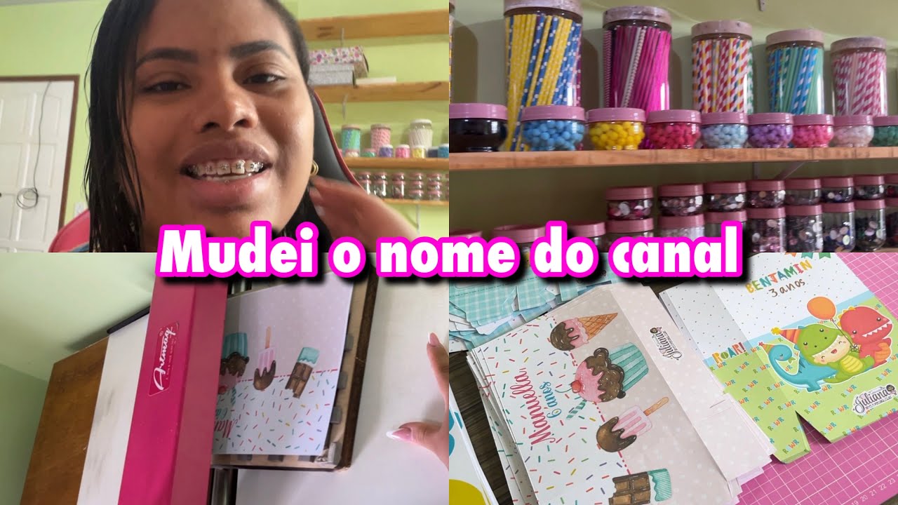 Porque mudei o nome do canal? + onde comprei meus potes