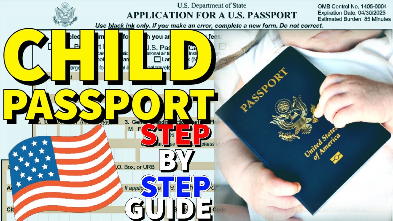 How To Apply For Child US Passport 2026  🇺🇸👶