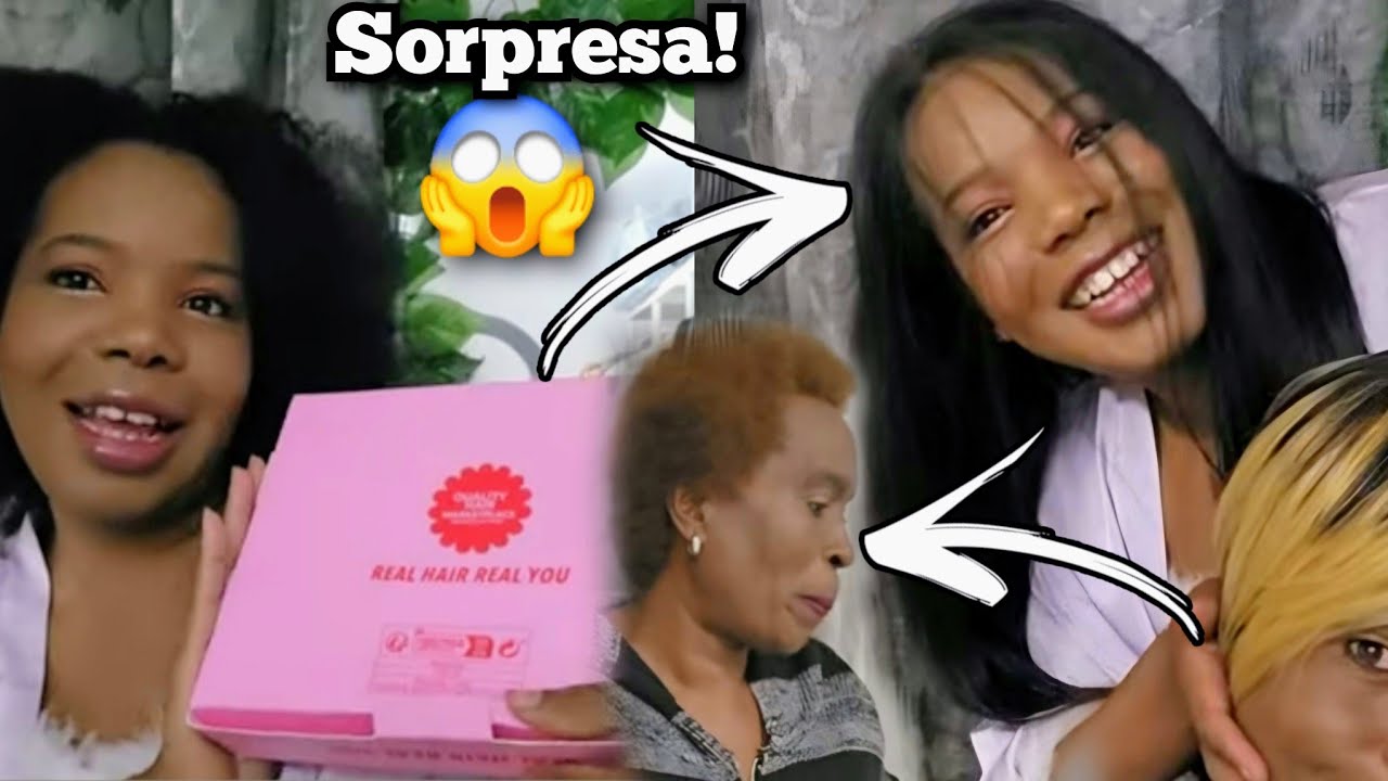 Así le levante el ánimo a mi madre😍|Este método no falla:cambio Radical con Shein wig bogo !