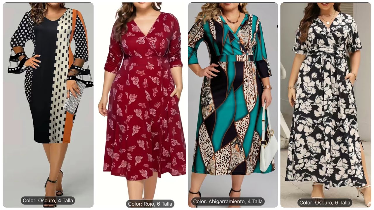 VESTIDOS Elegantes que debes lucir en el día a día!!