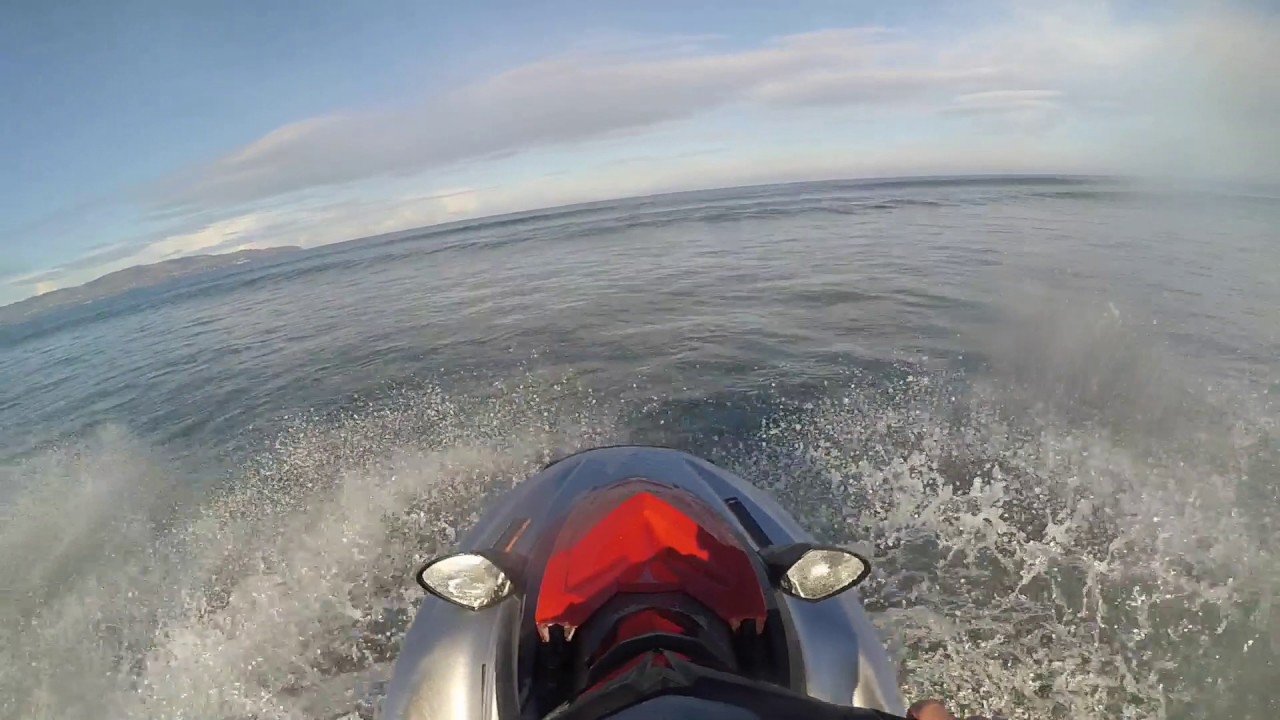 Yamaha EX  in the surf