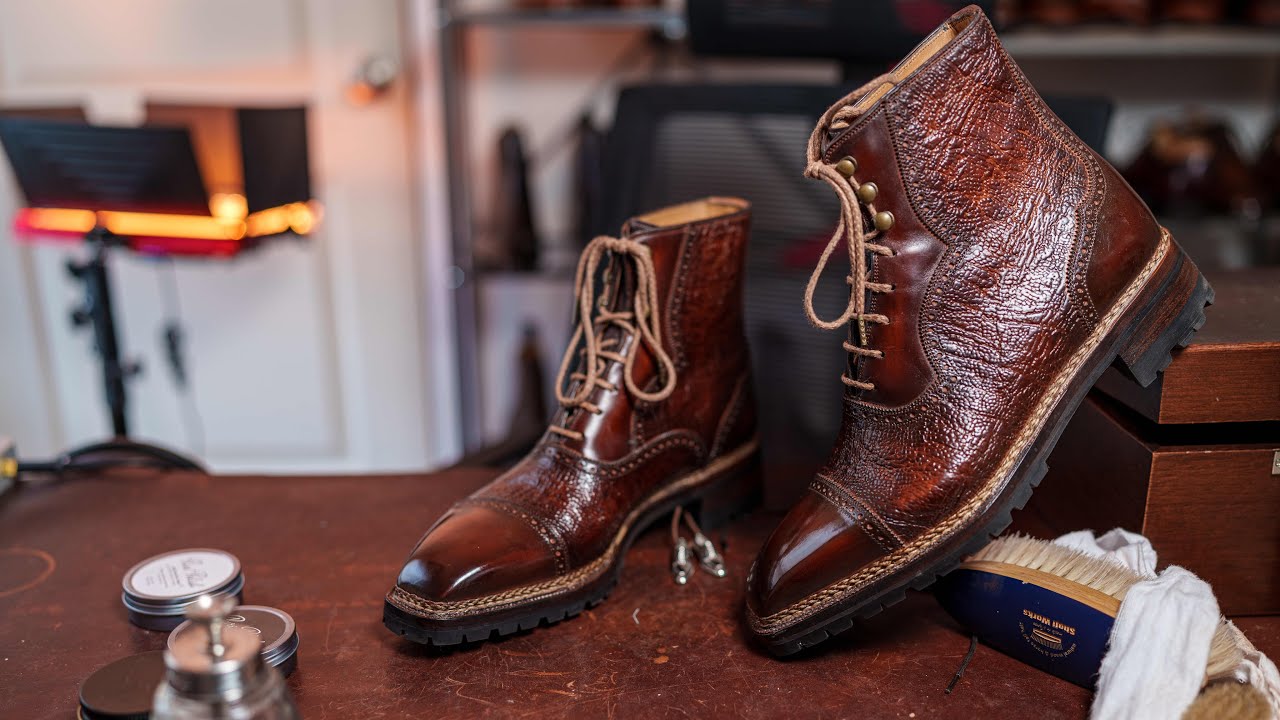Shoe Shine Sunday with Meccariello Shoes & Pure Polish Products