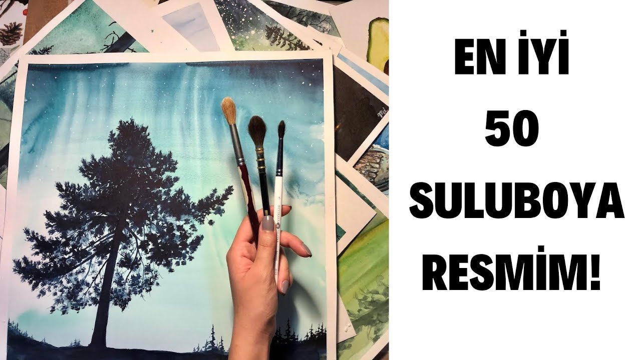 MY TOP 50 WATERCOLORS