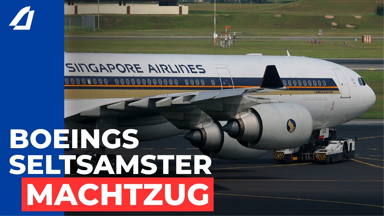 Warum hat Boeing 17 Airbus A340 von Singapore Airlines gekauft?