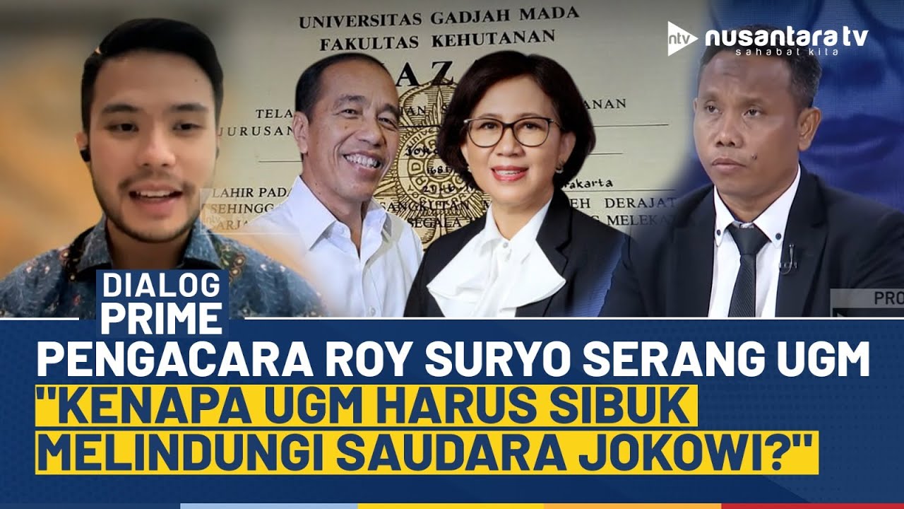 [FULL] Sebut Ijazah Jokowi Asli, Rektor UGM Diserang! Pengacara Roy Suryo: Harusnya UGM Cukup Diam!