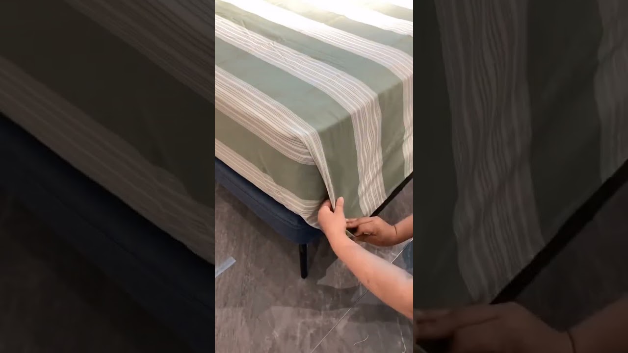 Another Way to Fold Flat Sheet Corner | How to Make Bed