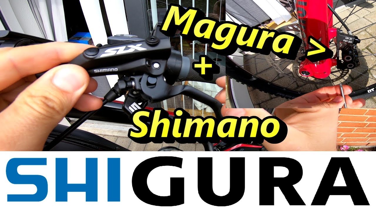 Magura MT5 disc brakes with Shimano SLX handles on my emtb