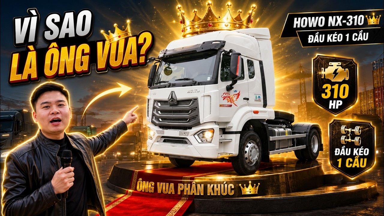 CHI TIẾT ĐẦU KÉO HOWO NX-310 (1 CẦU)