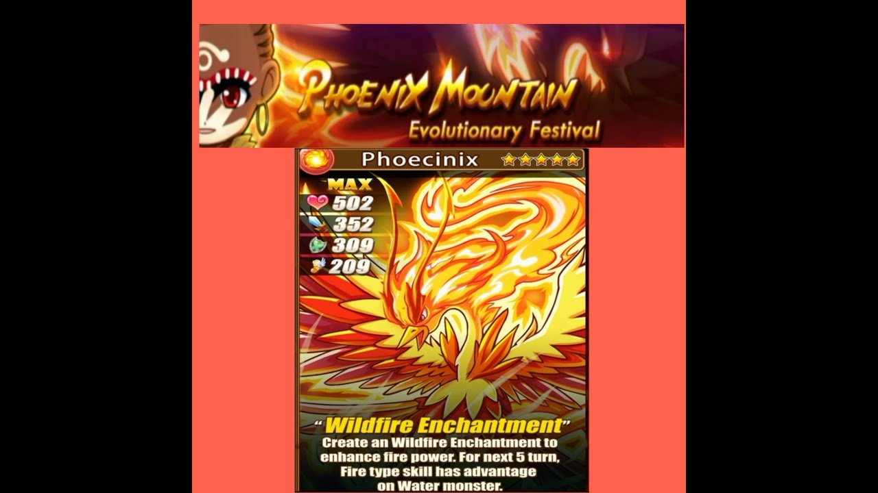Phoenix mountain in bulu monster.