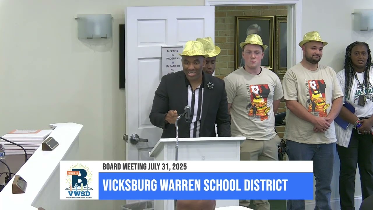 Vicksburg Warren School District Board Meeting- July 2025